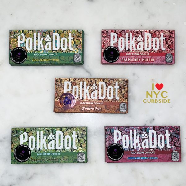 4/$100 Polkadot Belgian Chocolate